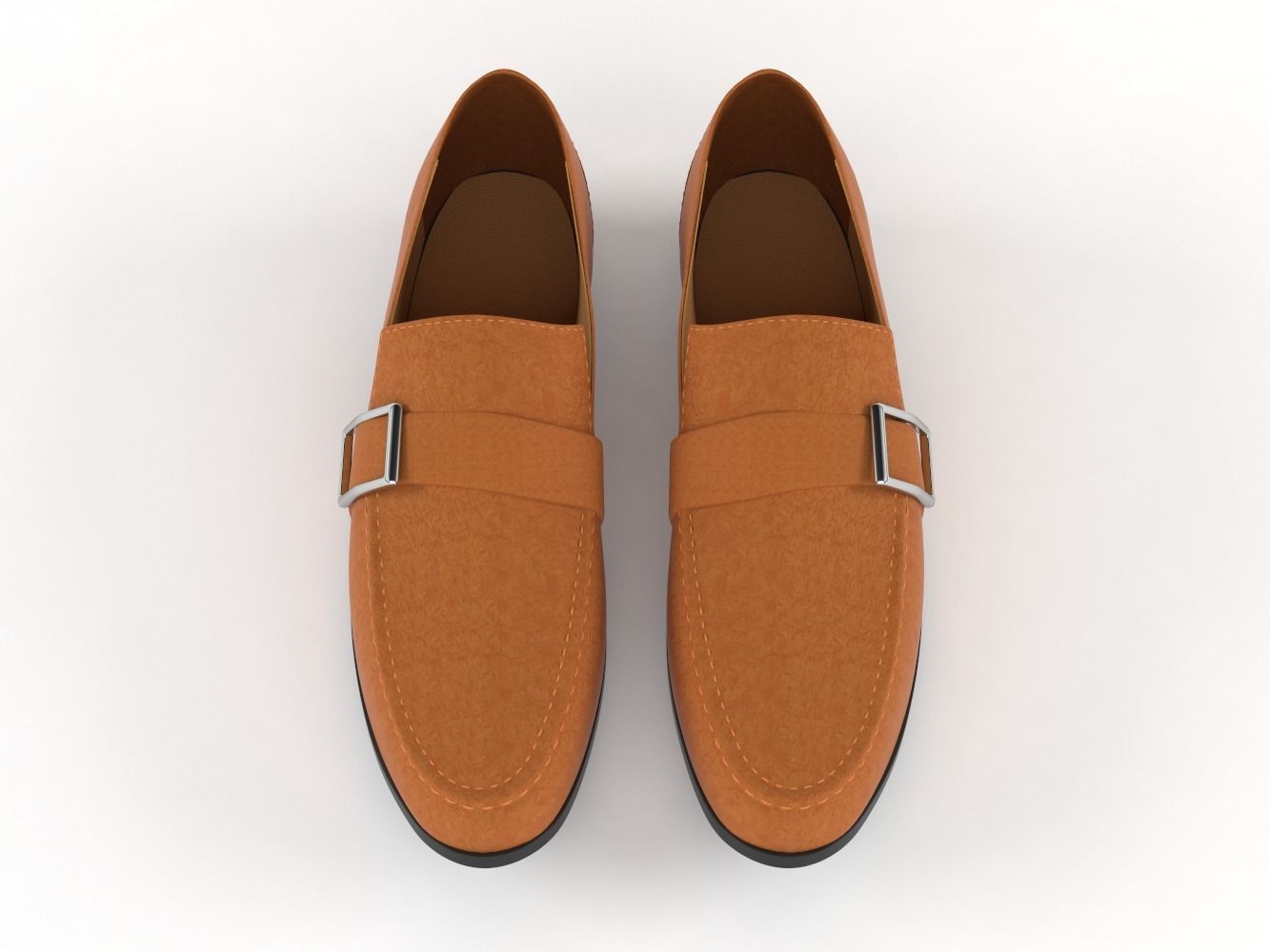 Men Leather Shoes 3D model_5