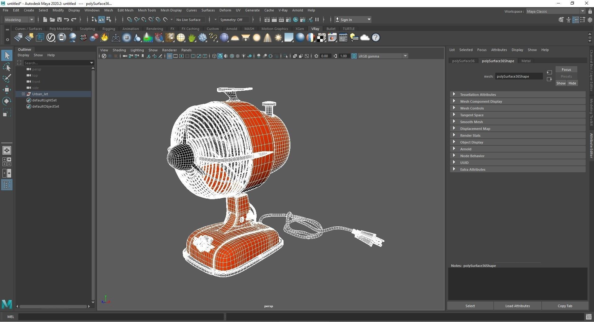 Urban jet fun Fanimation retro futuristic fun  3D model_3