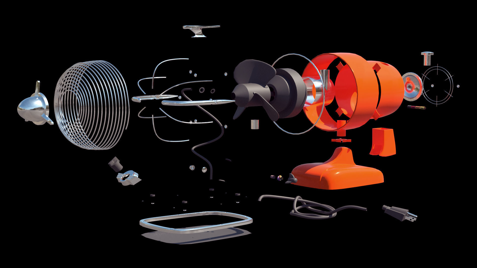 Urban jet fun Fanimation retro futuristic fun  3D model_7