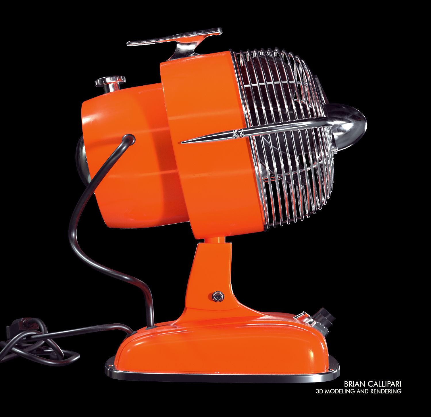 Urban jet fun Fanimation retro futuristic fun  3D model_2