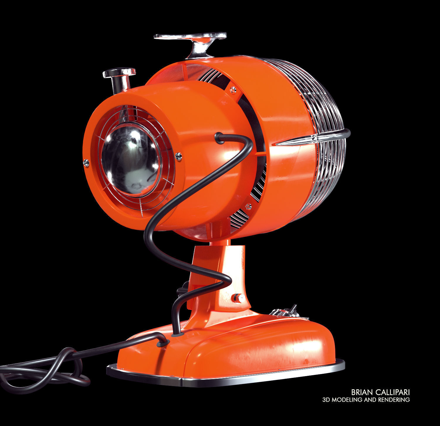 Urban jet fun Fanimation retro futuristic fun  3D model_1