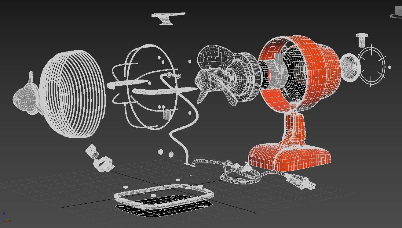 Urban jet fun Fanimation retro futuristic fun  3D model_6