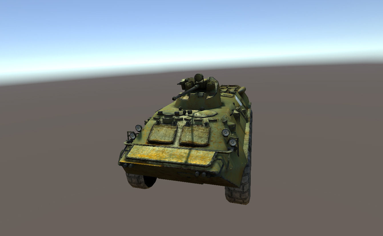 BTR-82A APC Russia Low-poly 3D model_0