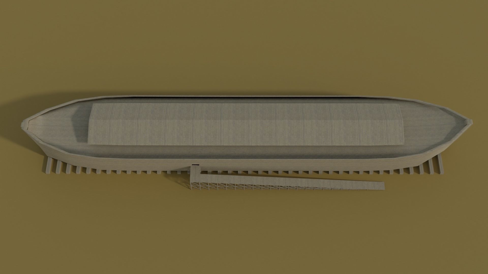The Ark 3D Model boat Free 3D model_1