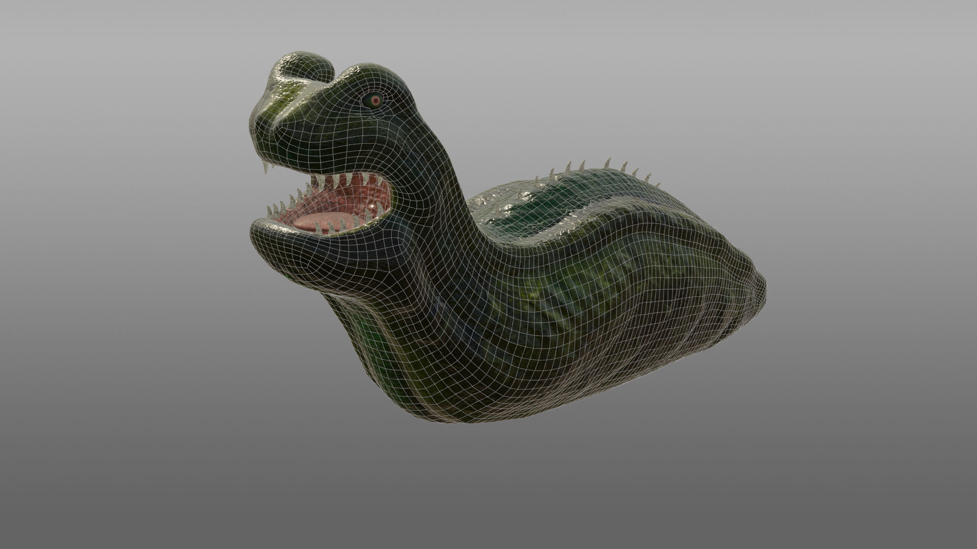 Monsterslug Lowpoly Engine Ready  Low-poly 3D model_10