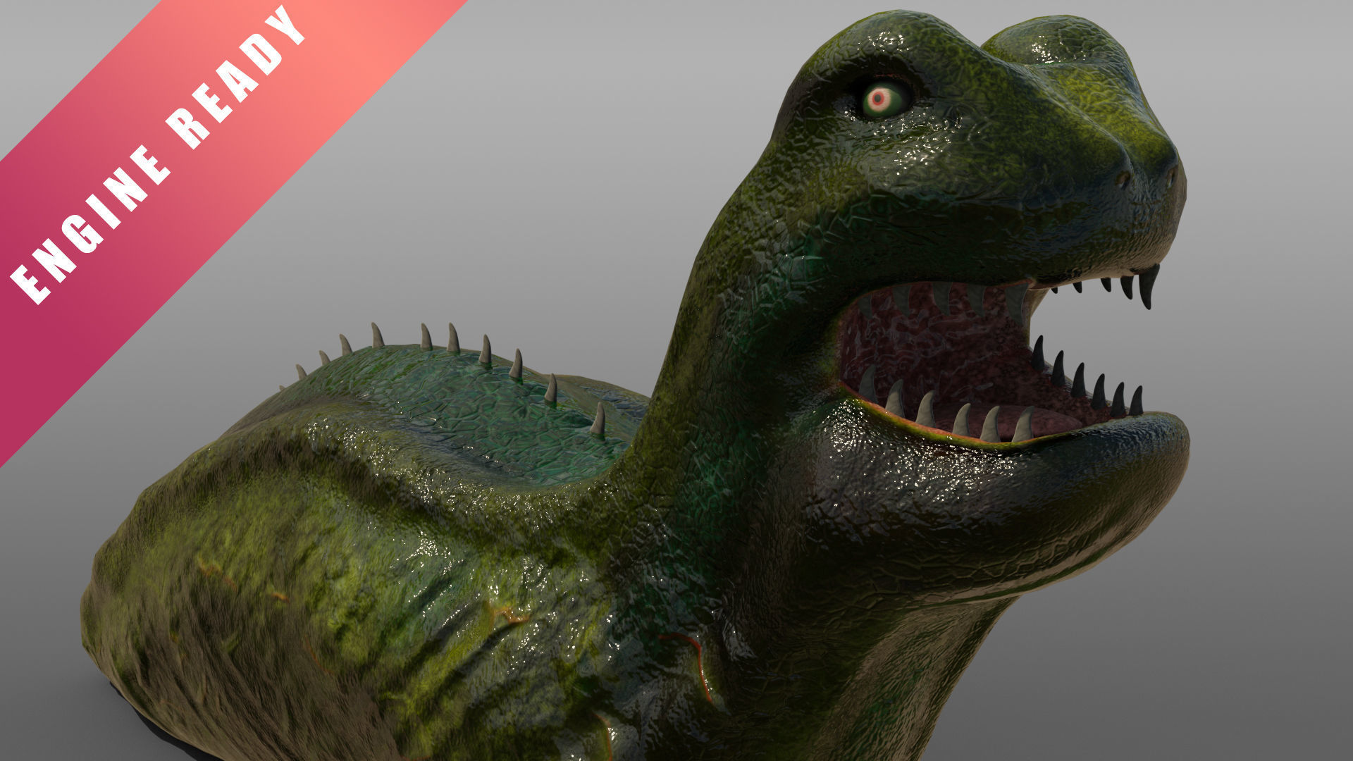 Monsterslug Lowpoly Engine Ready  Low-poly 3D model_2