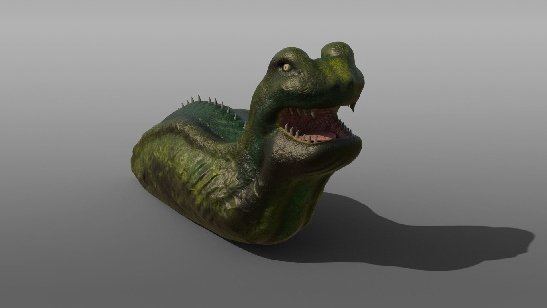 Monsterslug Lowpoly Engine Ready  Low-poly 3D model_5