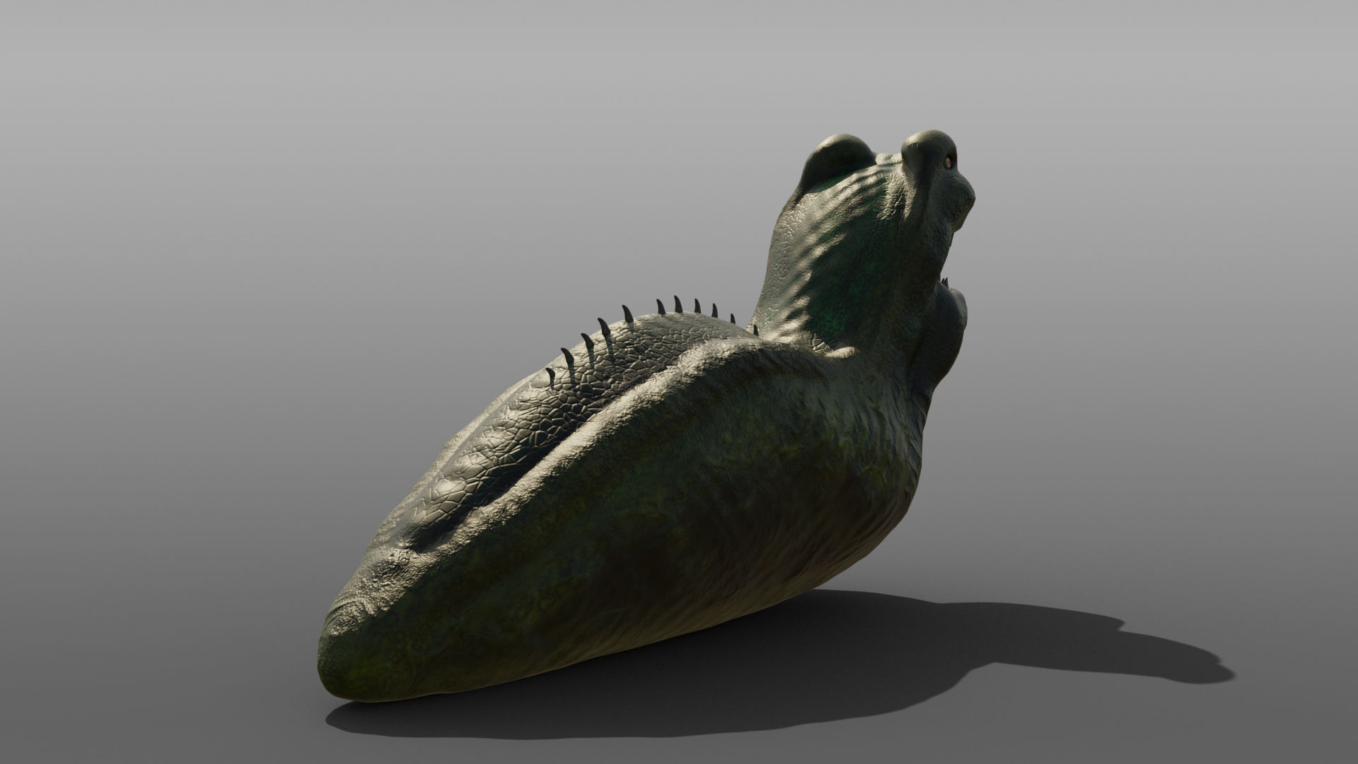 Monsterslug Lowpoly Engine Ready  Low-poly 3D model_6