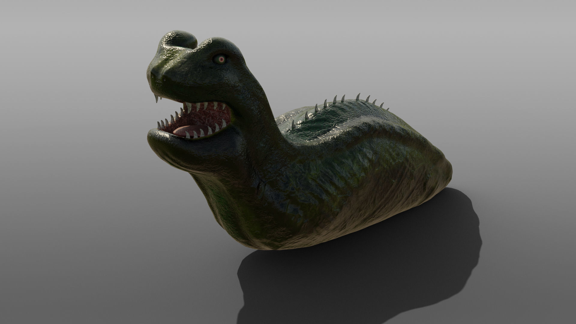 Monsterslug Lowpoly Engine Ready  Low-poly 3D model_4