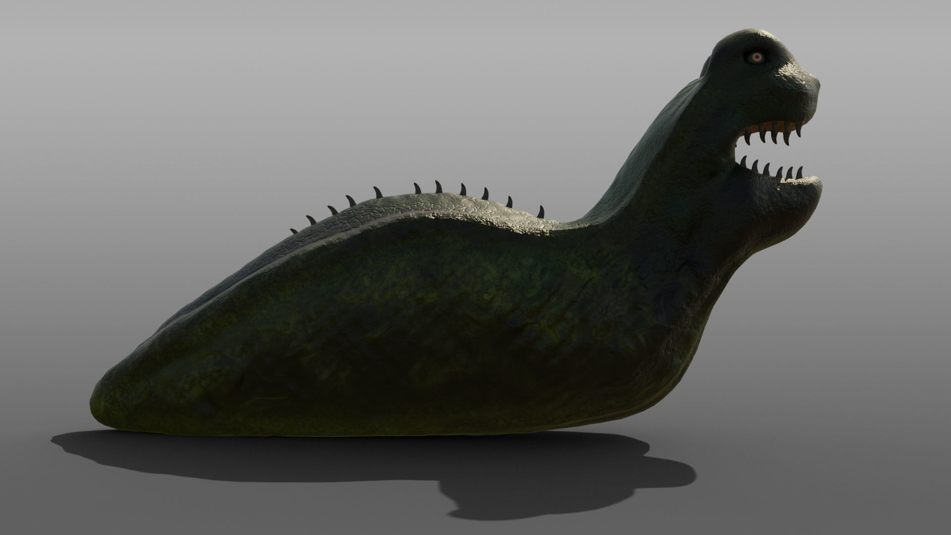 Monsterslug Lowpoly Engine Ready  Low-poly 3D model_7