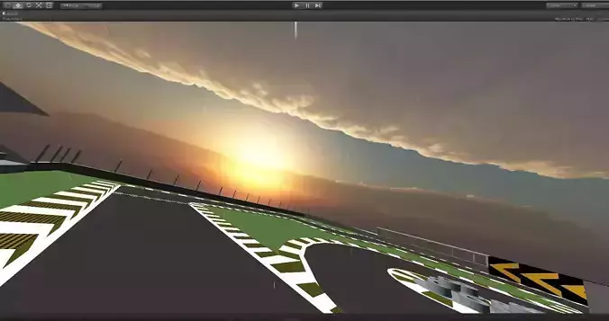  Car track RaceTrack RaceCourse Model 3D model