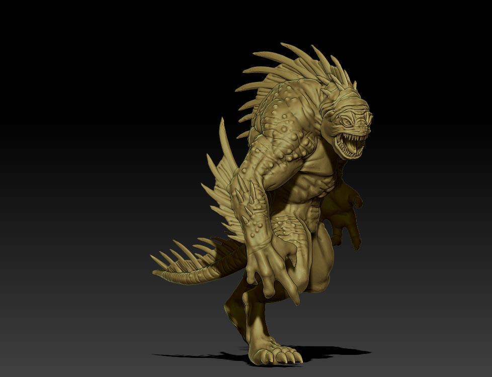 Leviathan 65mm 3D print model_2