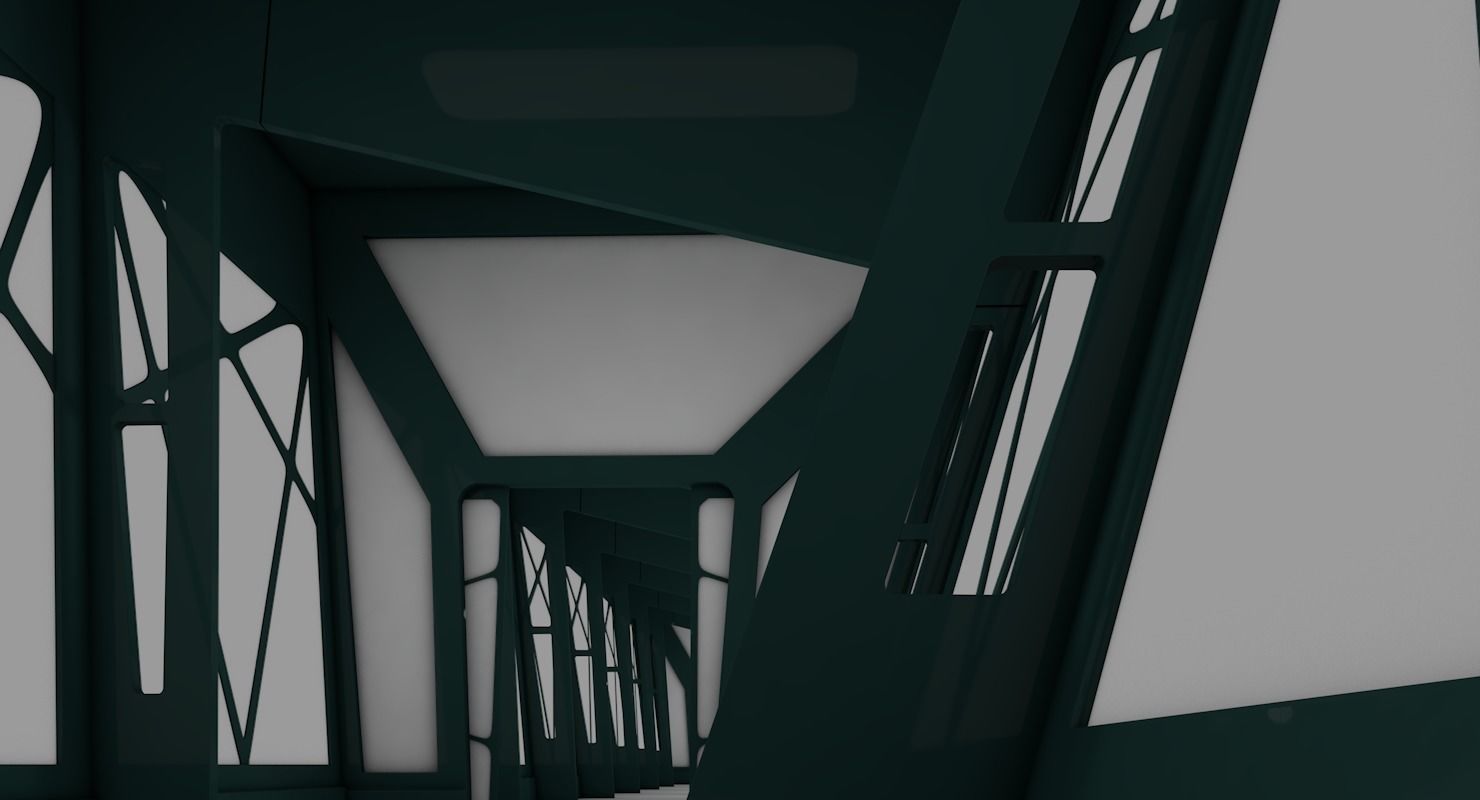 Sci Fi Corridor 3D model_8