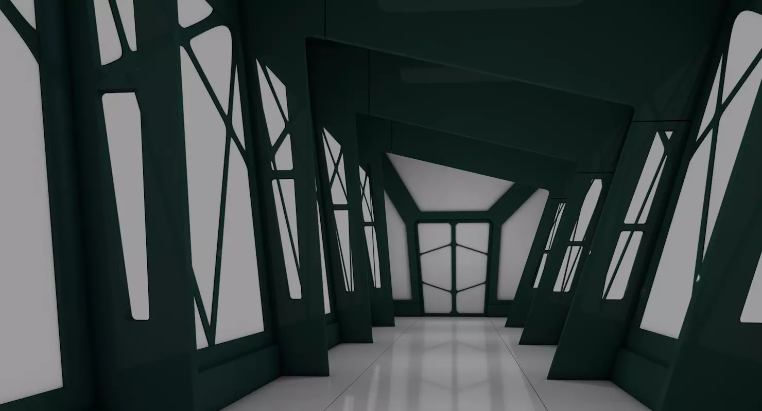 Sci Fi Corridor 3D model_0