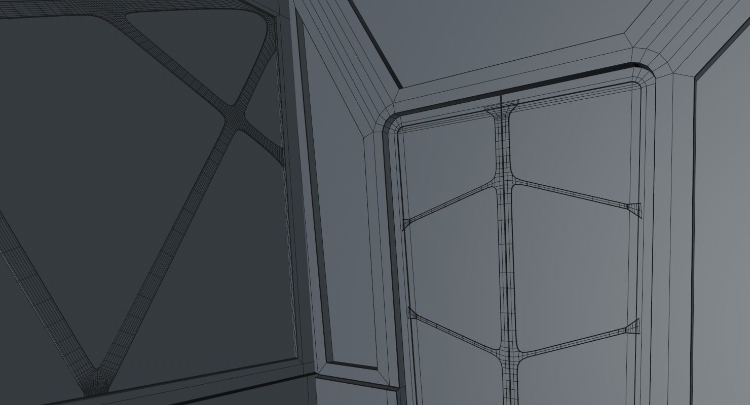 Sci Fi Corridor 3D model_21