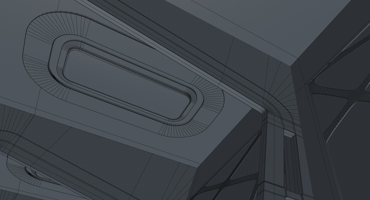 Sci Fi Corridor 3D model_19