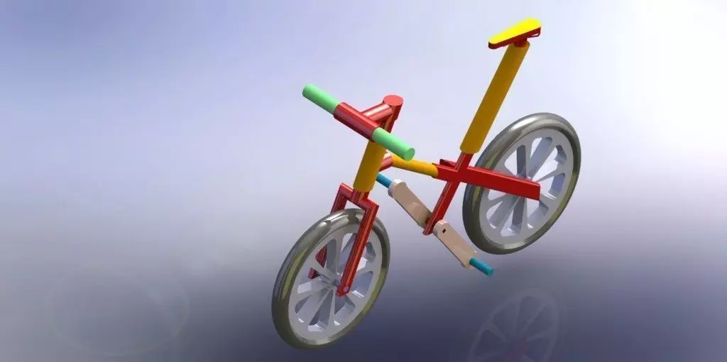 Bicycle children size Free 3D model