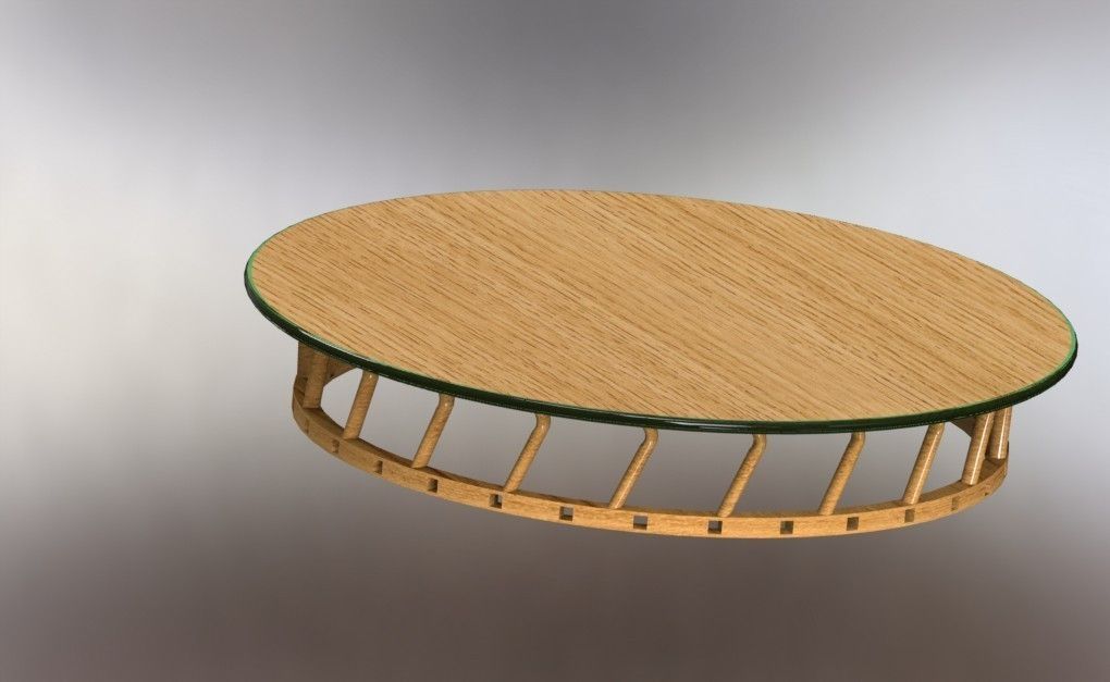 coffee table free 3D model | CGTrader