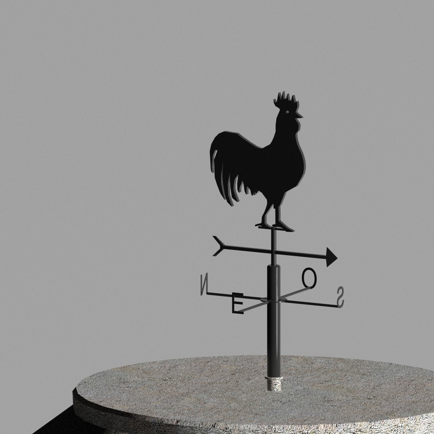 Lighthouse whit Interiors Low-poly 3D model_16