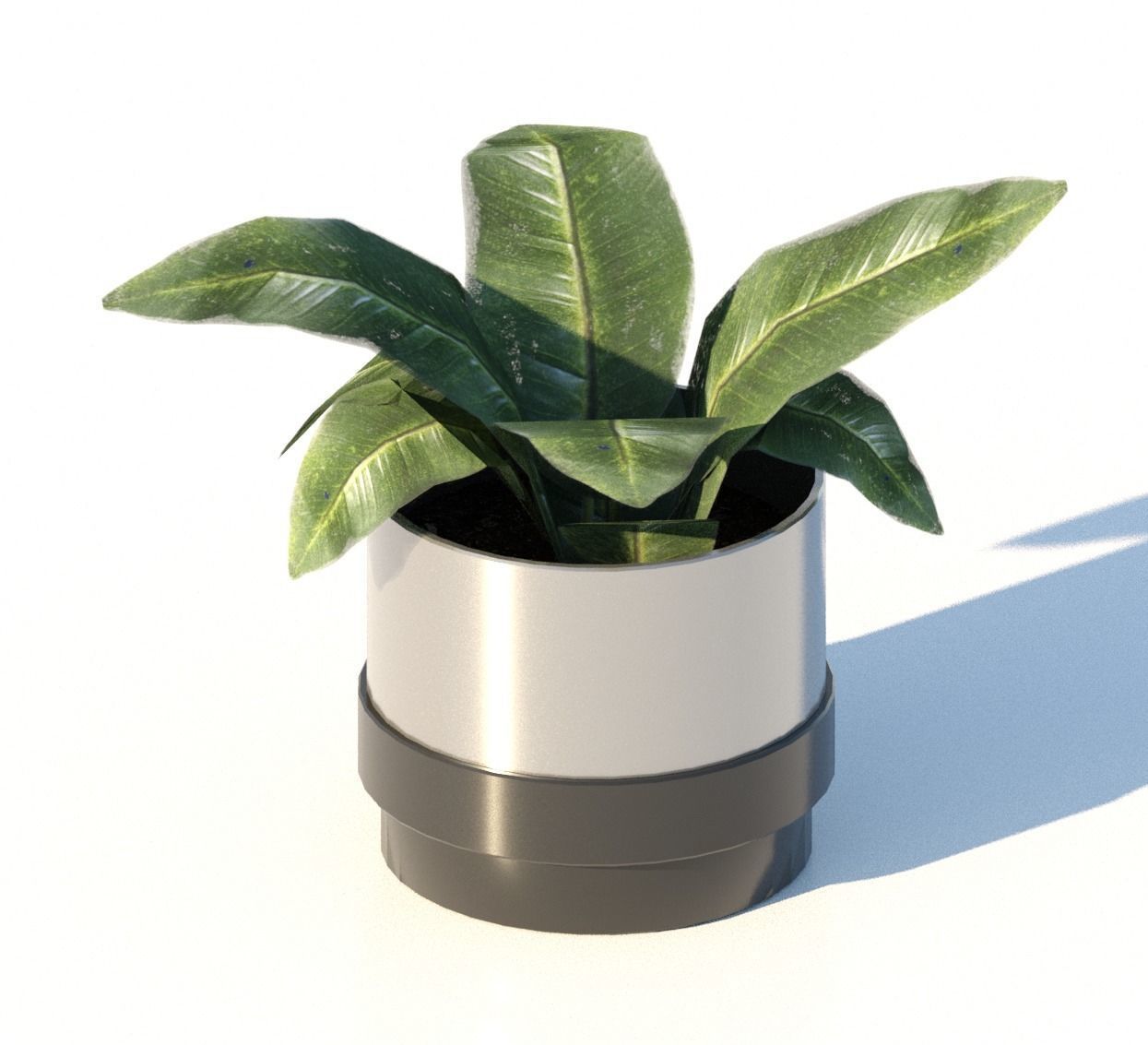 Lighthouse whit Interiors Low-poly 3D model_15