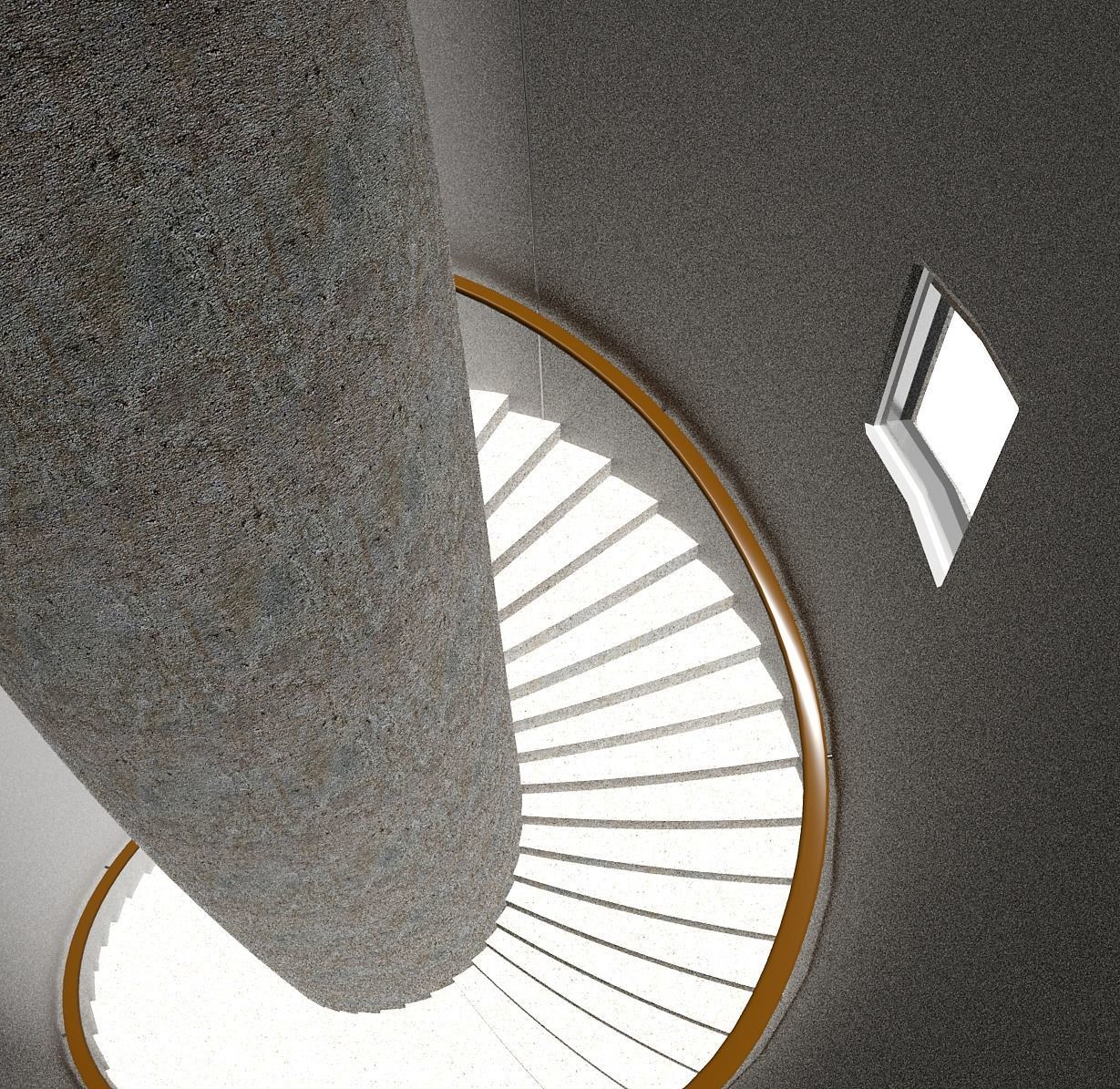 Lighthouse whit Interiors Low-poly 3D model_18