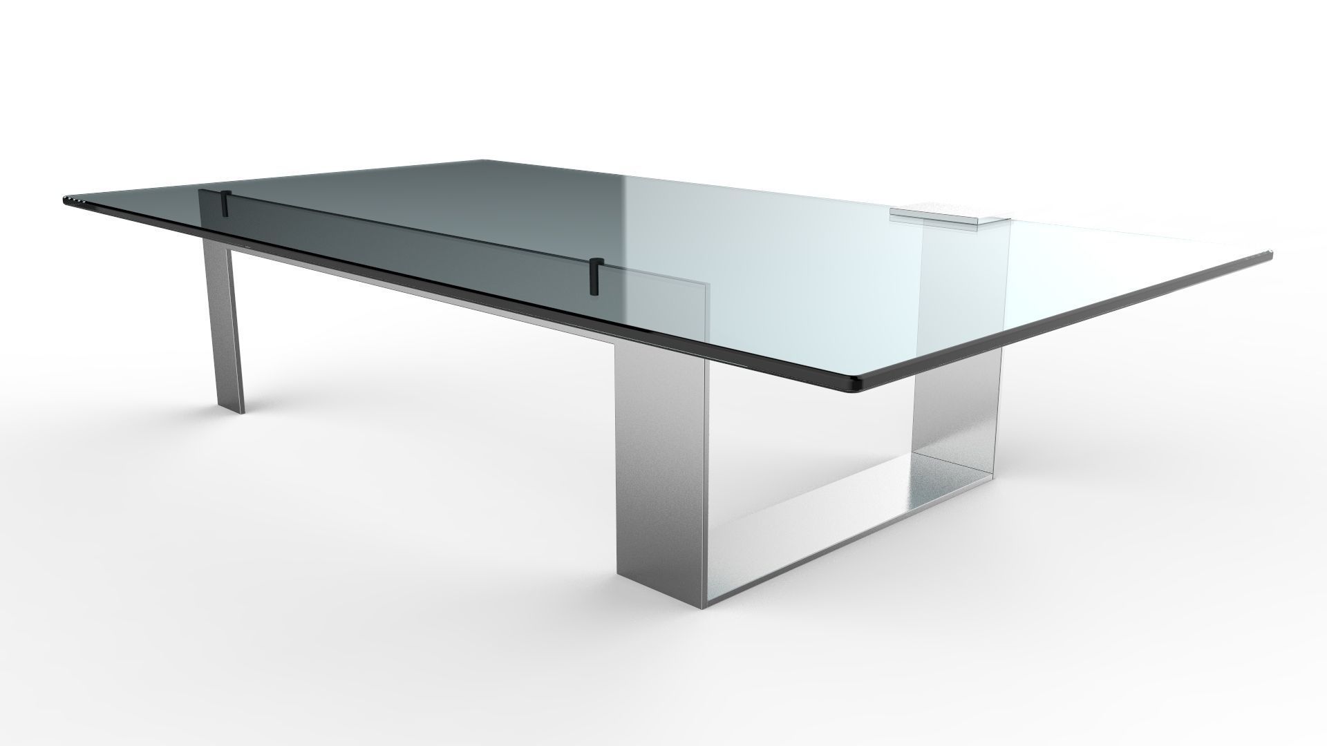 Plinsky Glass Coffee Table 3D model_2