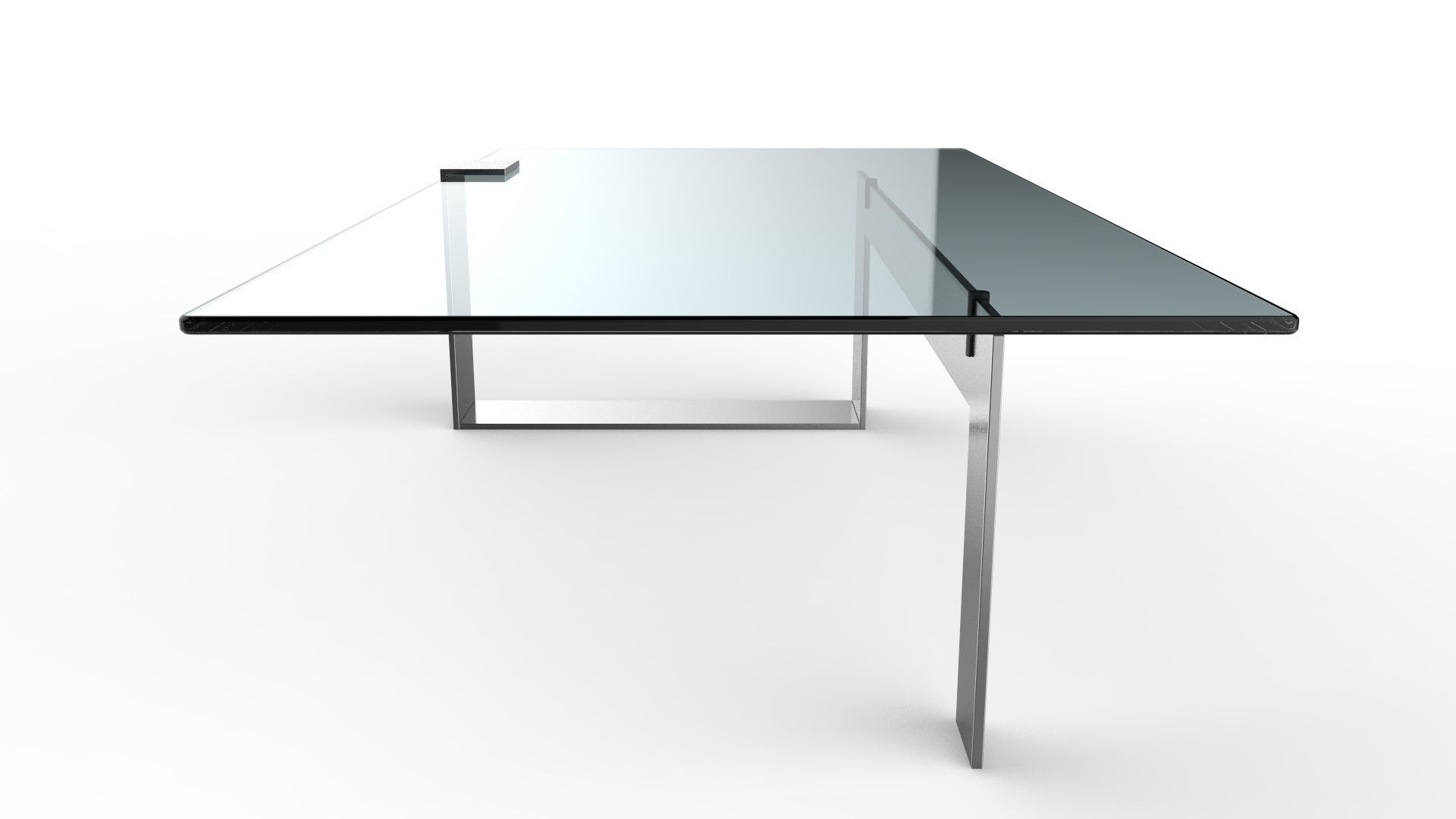 Plinsky Glass Coffee Table 3D model_5