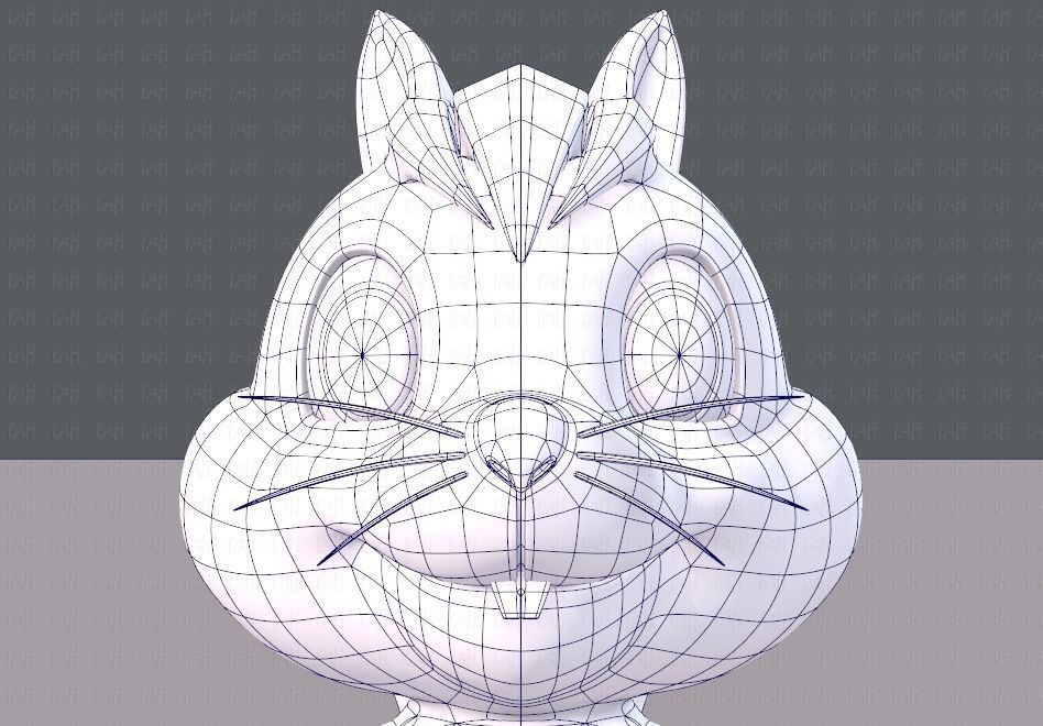 Squirrel V02 Low-poly 3D model_42