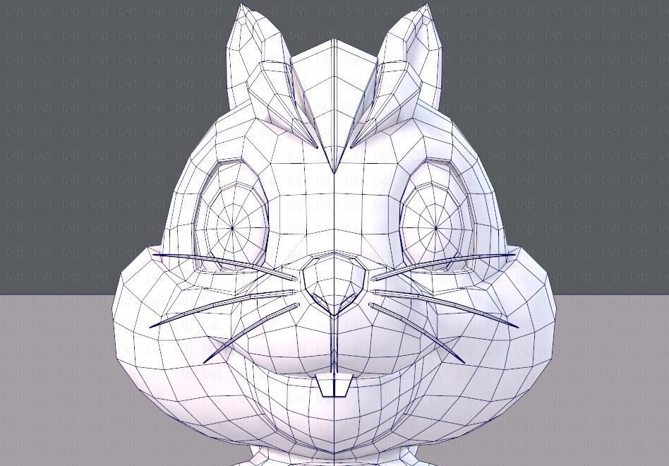 Squirrel V02 Low-poly 3D model_44