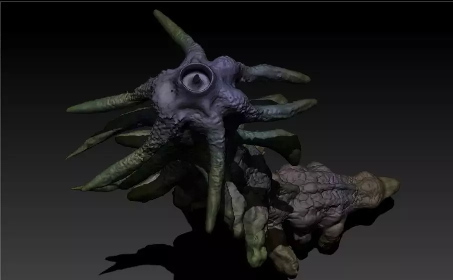 Virus Worm Free 3D print model