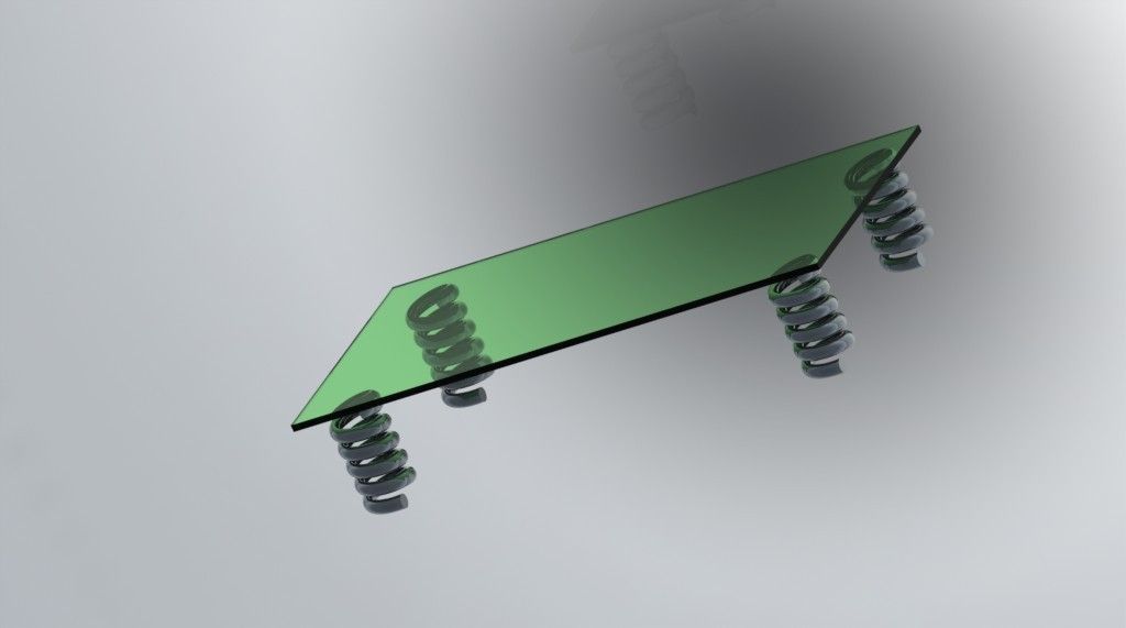 spiral legs Table Free 3D model_3