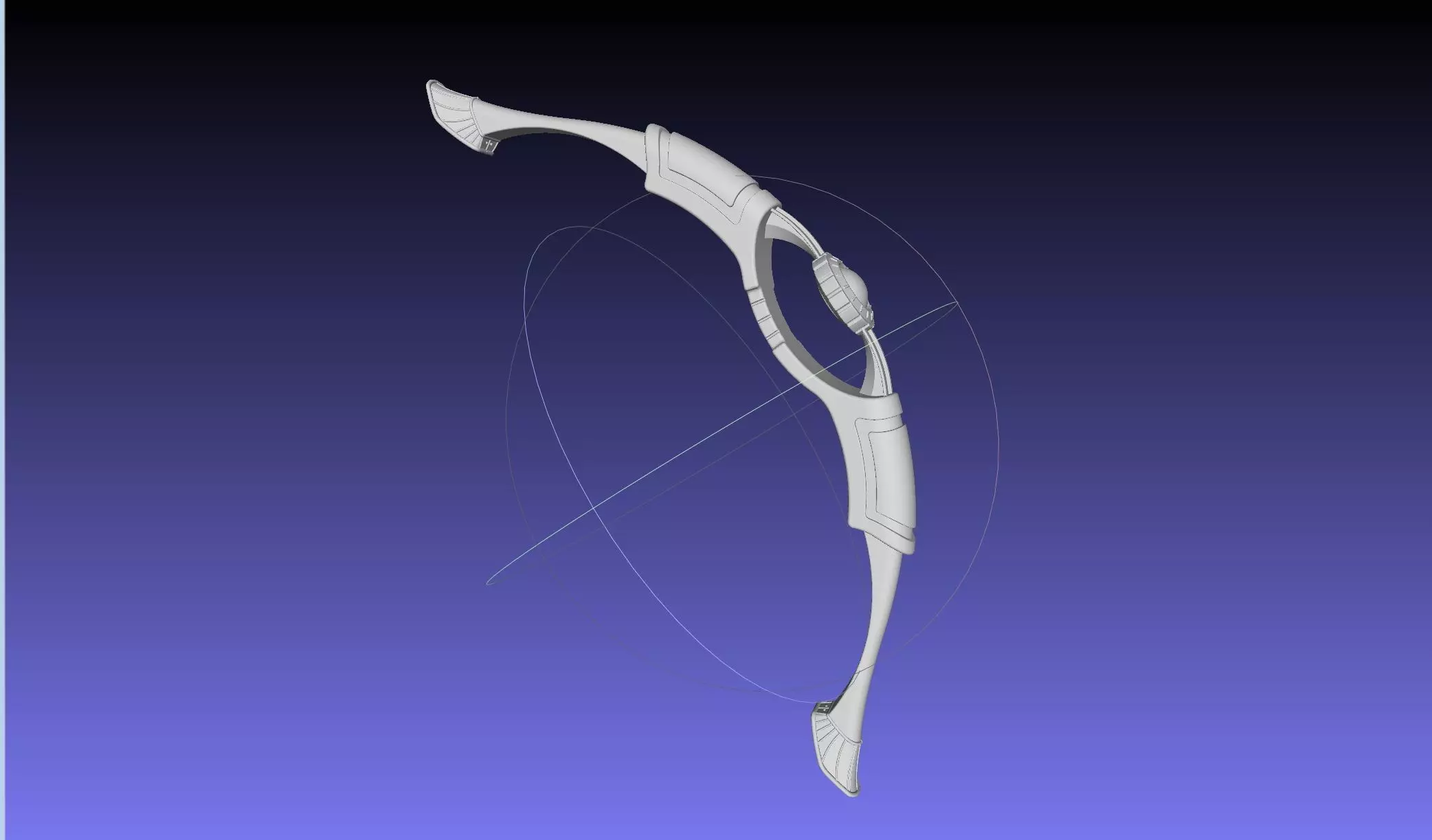 Shield Hero Bow Hero Bow Printable Assembly 3D print model