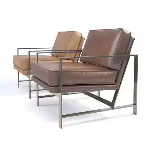 West Elm Metal Frame Chair 