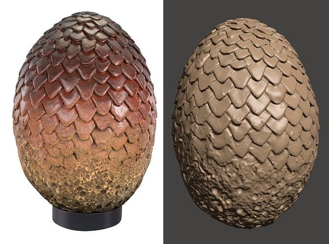 Dragon Egg 3D print model