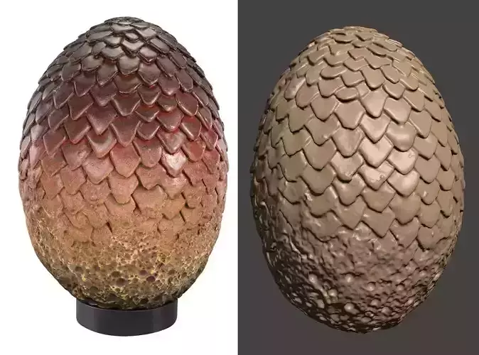 Dragon Egg 3D print model
