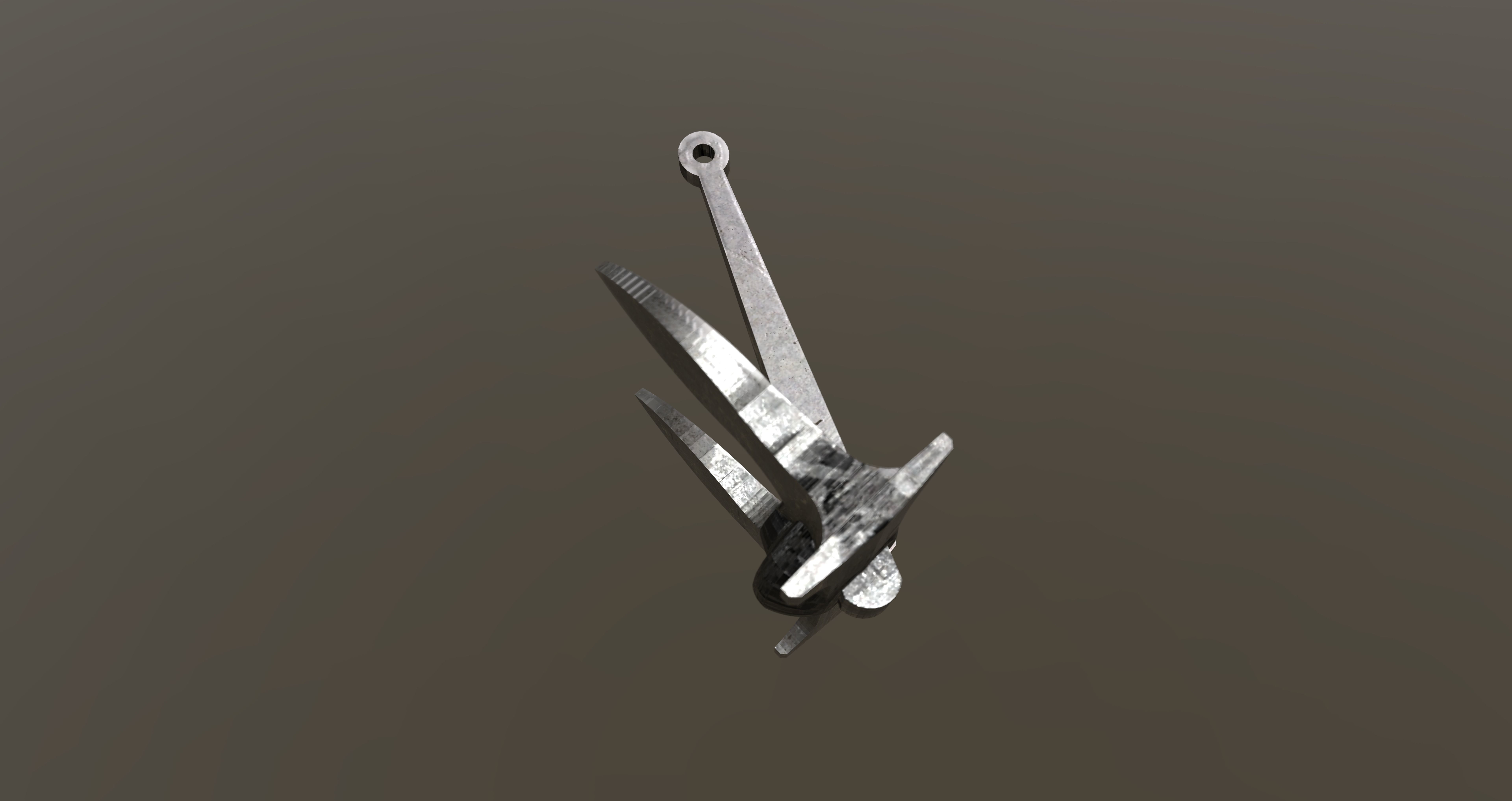 Old Navy Anchor Free 3D model_4