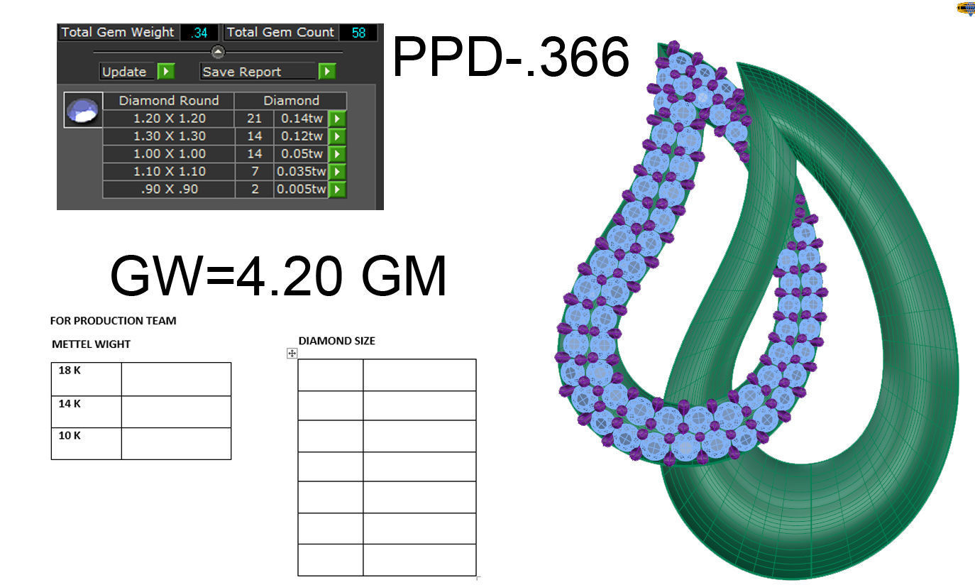 Women pendant 3dm render detail 3D print model 3D print model_6