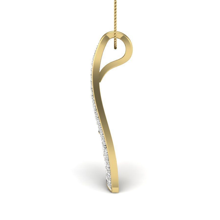Women pendant 3dm render detail 3D print model 3D print model_4