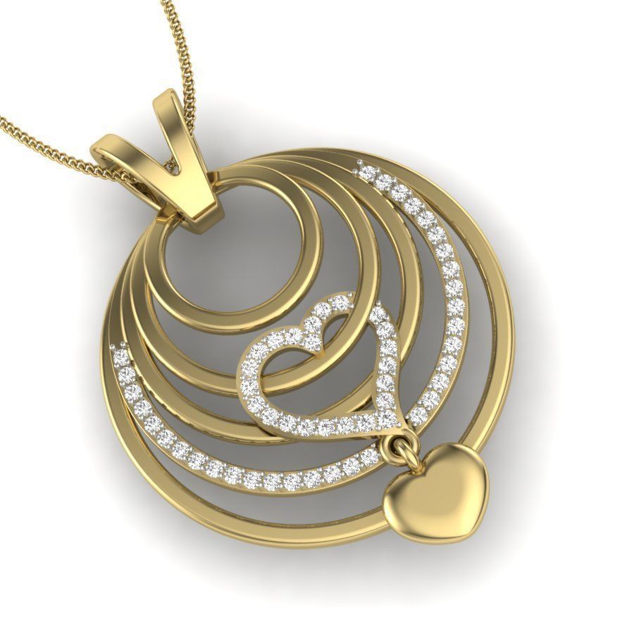Women pendant 3dm render detail 3D print model 3D print model_3