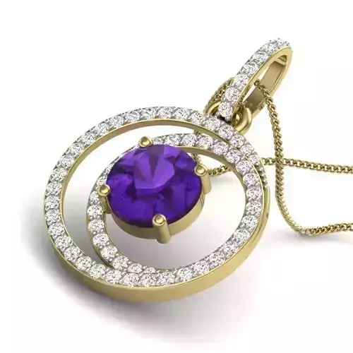 Women pendant 3dm render detail 3D print model