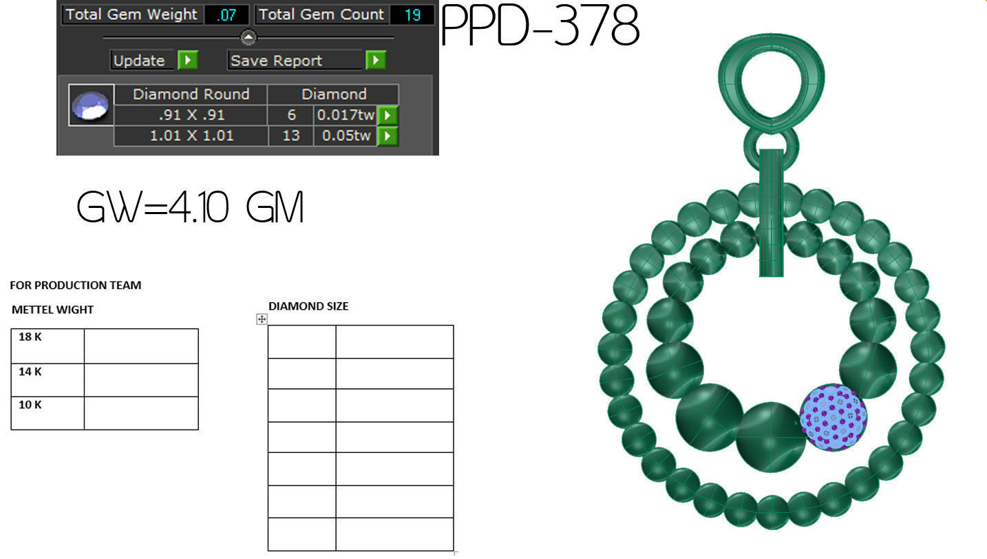 Women pendant 3dm render detail 3D print model 3D print model_6