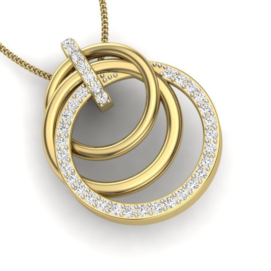 Women pendant 3dm render detail 3D print model 3D print model_4