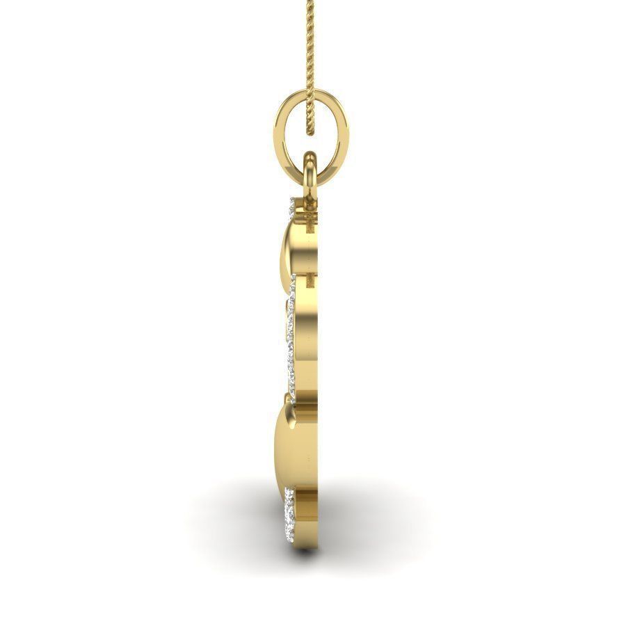 Women pendant 3dm render detail 3D print model 3D print model_5