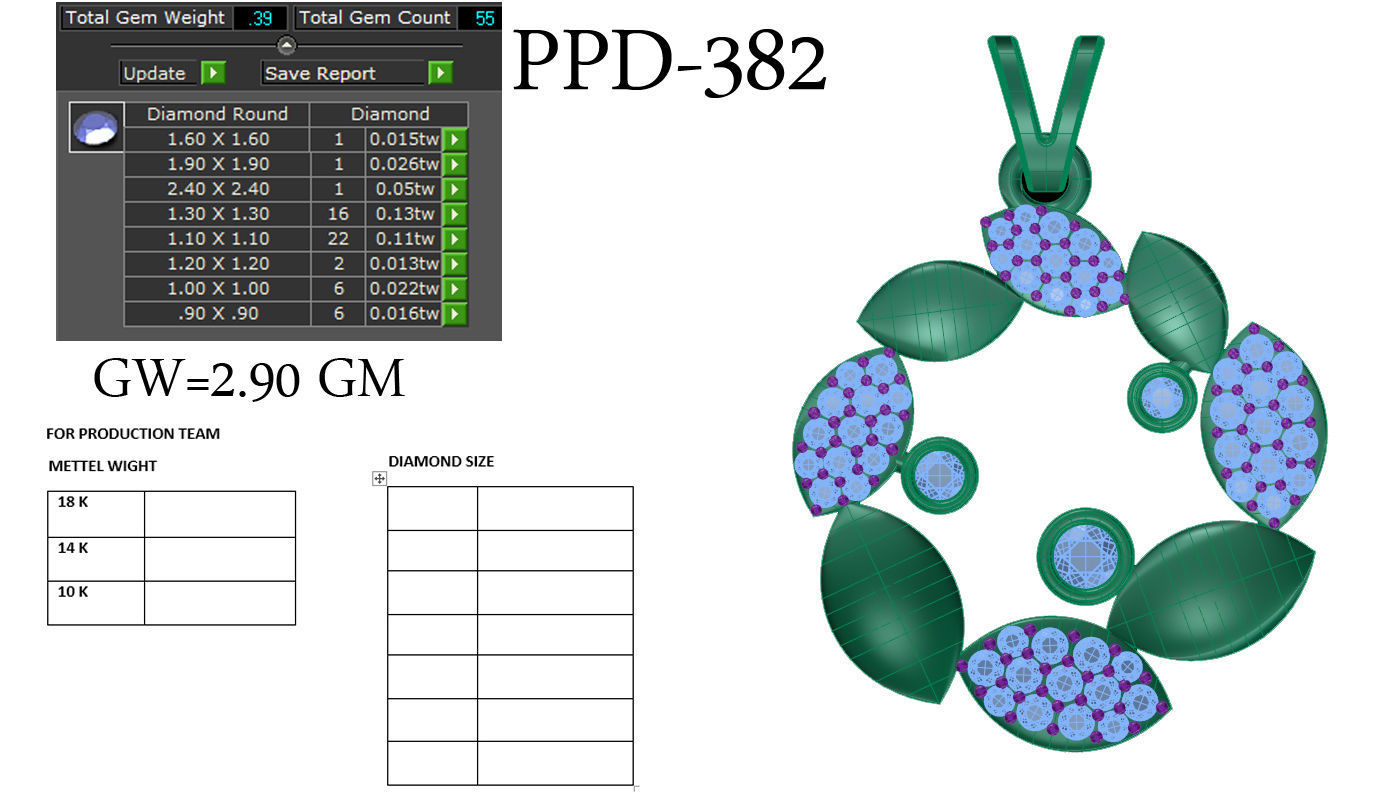 Women pendant 3dm render detail 3D print model 3D print model_6