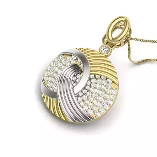 Women pendant 3dm render detail 3D print model