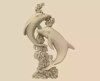 Dolphins in Love  3d Stl 