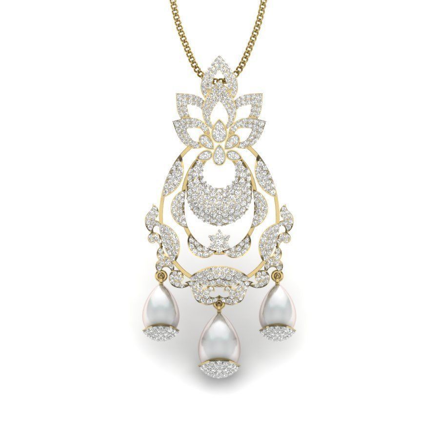 Women pendant 3dm render detail 3D print model 3D print model_5