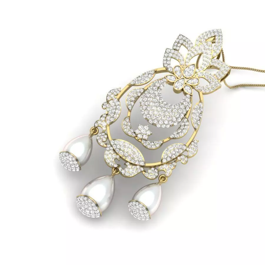 Women pendant 3dm render detail 3D print model 3D print model_0