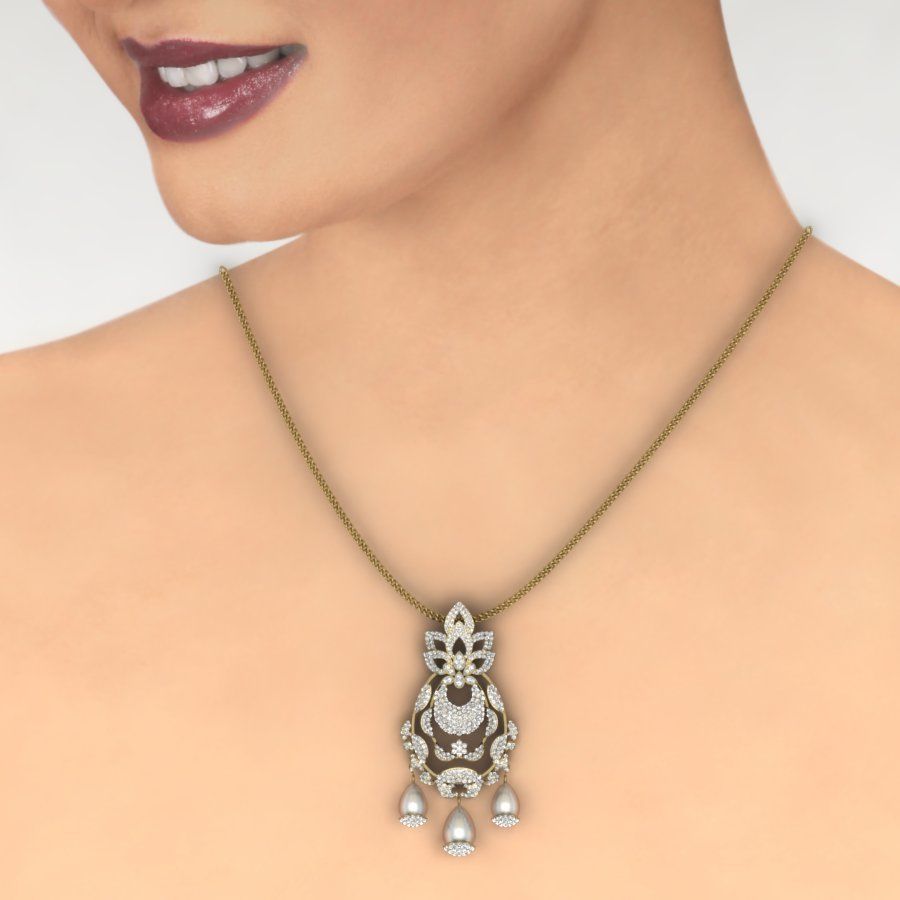 Women pendant 3dm render detail 3D print model 3D print model_1