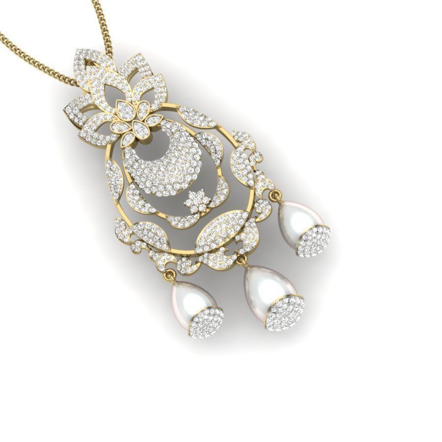 Women pendant 3dm render detail 3D print model 3D print model_3